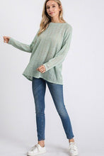 Load image into Gallery viewer, Open Back Detail Long Sleeve Top With Self Tie