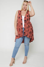 Load image into Gallery viewer, Sleeveless Cardigan Featuring A Long Flattering Silhouette
