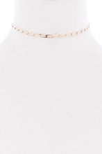 Load image into Gallery viewer, Metal Chain Link Choker Necklace
