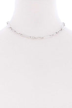 Load image into Gallery viewer, Metal Single Chain Short Necklace