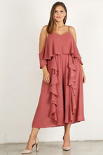 Load image into Gallery viewer, Plus Size Solid Wide Leg Jumpsuit