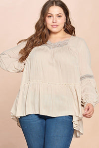 Solid Woven Loose-fit Tunic
