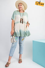 Cargar imagen en el visor de la galería, Short Sleeves Wave Washed Sheer Rayon Knit Top