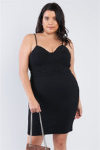 Load image into Gallery viewer, Plus Size Mini Sweetheart Dress