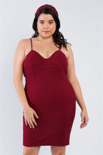 Load image into Gallery viewer, Plus Size Mini Sweetheart Dress