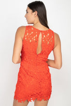 Load image into Gallery viewer, Floral Lace Bodycon Dress