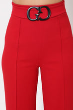 Load image into Gallery viewer, Double Reverse G Buckle Detail Pants