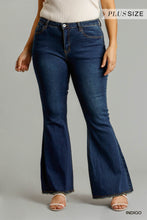 Load image into Gallery viewer, High Rise Stretch Denim Wide Leg Flare Jeans