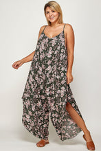 Load image into Gallery viewer, Plus Size Floral Print Jumpsuit