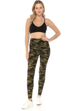 Load image into Gallery viewer, Long Yoga Style Banded Lined Tie Dye Printed Knit Legging With High Waist
