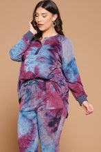 Cargar imagen en el visor de la galería, Tie-dye Printed French Terry Knit Loungewear Sets