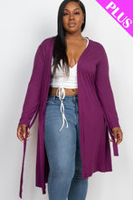 Load image into Gallery viewer, Long Sleeves Belted Cardigan