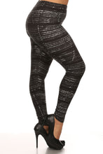 Load image into Gallery viewer, Plus Size Tie Dye Print, Full Length Leggings In A Fitted Style With A Banded High Waist.