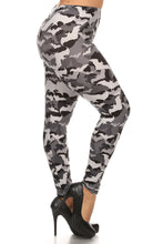Load image into Gallery viewer, Plus Size Print, Full Length Leggings In A Slim Fitting Style With A Banded High Waist.
