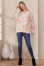 Load image into Gallery viewer, Multi Color Print Knit Sweater
