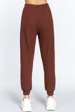 Load image into Gallery viewer, Waist String Detail Hacci Long Pants