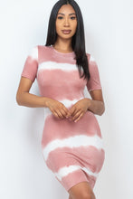 Load image into Gallery viewer, Stripe Tie-dye Printed Midi Dress
