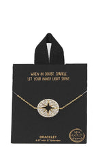 Cargar imagen en el visor de la galería, Gold Rhodium Dipped Star Pendant Bracelet