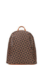 Load image into Gallery viewer, Curved Monogram Zipper Backpack