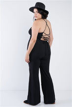 Load image into Gallery viewer, Black Wide Leg Jumpsuit