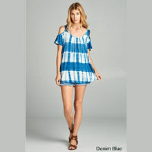 Load image into Gallery viewer, Denim Blue Tie Dye Tunic
