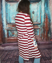 Cargar imagen en el visor de la galería, Striped Floral Cardigan