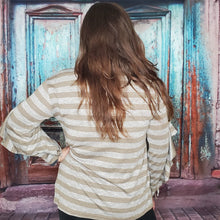 Load image into Gallery viewer, Brown Striped Blouse
