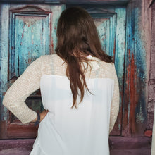 Load image into Gallery viewer, Cream Colored Blouse Fall