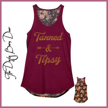 Load image into Gallery viewer, Tanned &amp; Tipsy Printed Tank Top