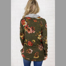 Load image into Gallery viewer, Green Floral Pullover