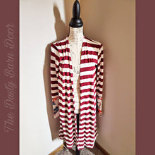 Load image into Gallery viewer, Striped Floral Cardigan
