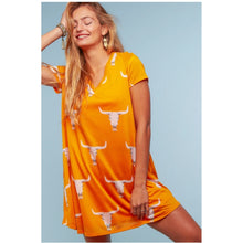 Load image into Gallery viewer, Orange Western Dress